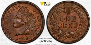 1909 1C Indian MS63BN