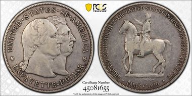 1900 $1 Lafayette VF25