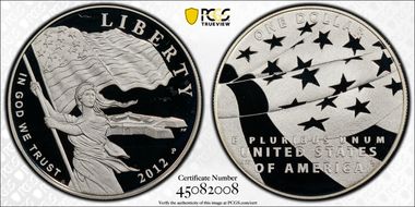 2012-P $1 Star-Spangled Banner PR68DCAM