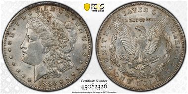 1886-O $1 AU58