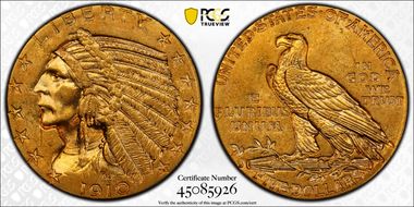 1910-D $20 MS63