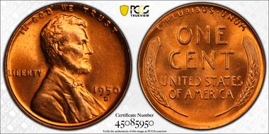 1950-D 1C MS66RD