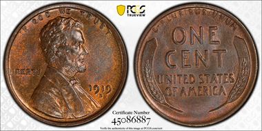 1919-D 1C MS65BN
