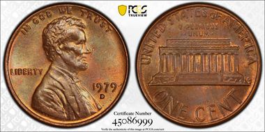 1979-D 1C MS64BN
