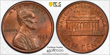 1981 1C MS64BN