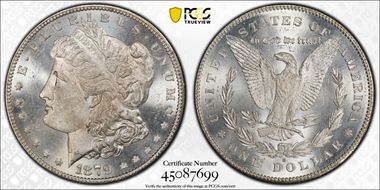1879-S $1 Reverse of 1878 MS64