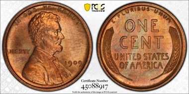 1909 1C Lincoln PR64RB