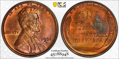 1931-D 1C MS65RB