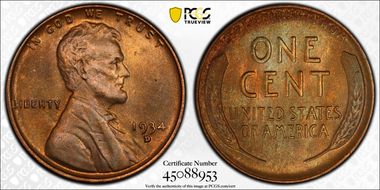 1934-D 1C MS64RB