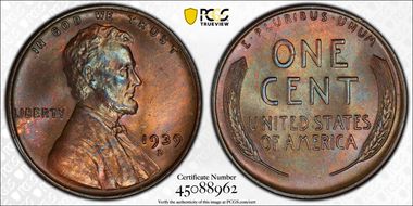 1939-D 1C MS65BN