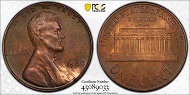 1960 1C Large Date MS63BN