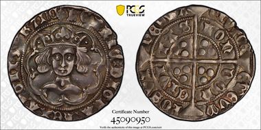 (1445-54) Groat S-1917 London AU53