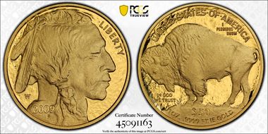 2009-W $50 American Buffalo .9999 Fine Gold PR70DCAM