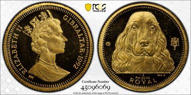 1992-U 1/25 R Cocker Spaniel Au MS68