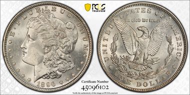 1896 $1 MS63