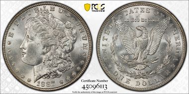 1887 $1 MS63