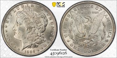 1884-O $1 MS63