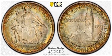 1935-S 50C San Diego MS67