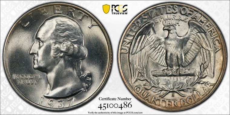 Cert 45100486 - Coin Image