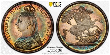1887 Crown S-3921 PR65