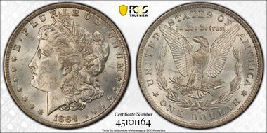 1884-O $1 MS63