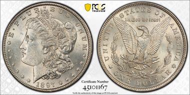 1897 $1 MS62