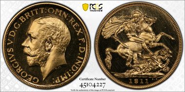 1911 Sov S-3996 PR64CAM