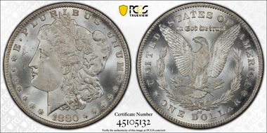 1880/79-CC $1 Reverse of 1878 MS66