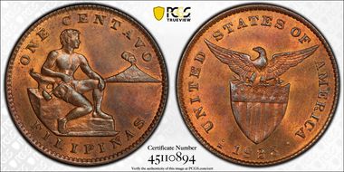 1925-M 1C MS65RB