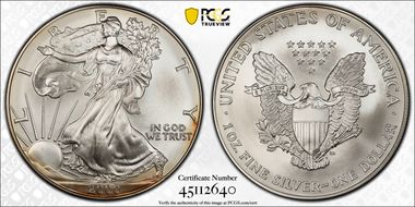 2000 $1 Millennium Set MS69