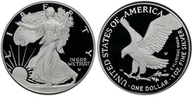 2022-W  $1 Silver Eagle Congratulations Set PR70DCAM