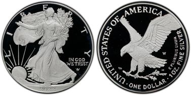 2022-W  $1 Silver Eagle Congratulations Set PR69DCAM