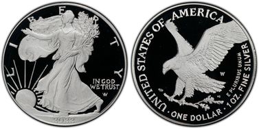2022-W  $1 Silver Eagle Congratulations Set PR69DCAM