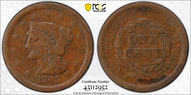 1843 1C Mature Head F12BN