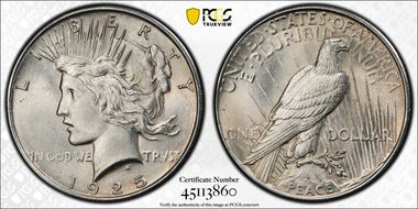 1925 $1 MS63