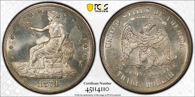1874-S T$1 MS64