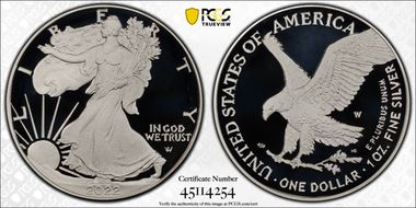 2022-W  $1 Silver Eagle First Strike PR69DCAM