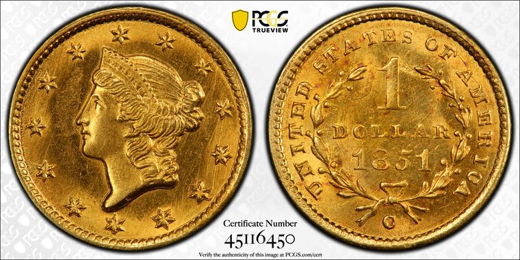 Cert 45116450 - Coin Image