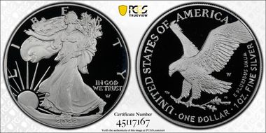 2022-W  $1 Silver Eagle First Strike PR69DCAM