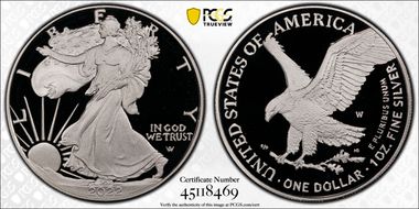 2022-W  $1 Silver Eagle First Strike PR69DCAM