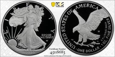 2022-W  $1 Silver Eagle Congratulations Set First Strike PR70DCAM