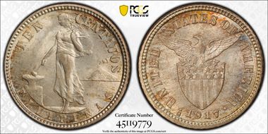 1917-S 10C KM-169 MS65