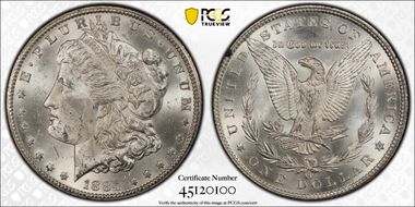 1884-CC $1 GSA Hoard MS62