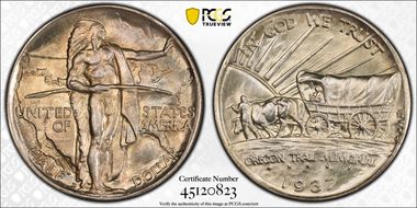 1937-D 50C Oregon MS66