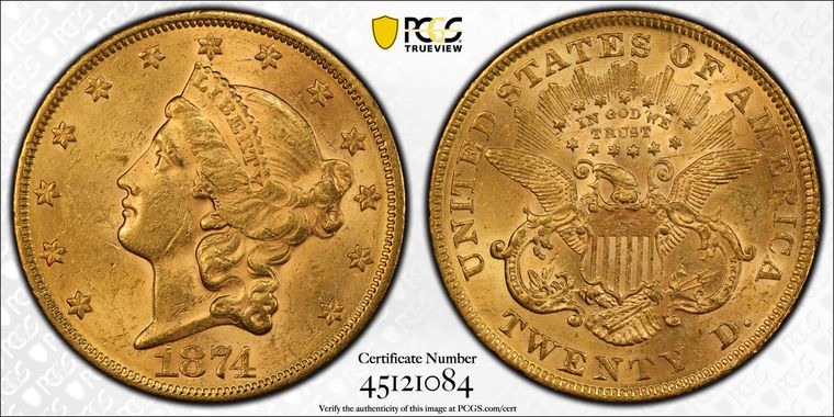 Cert 45121084 - Coin Image