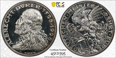 1928 Medal Kienast-388 Ag 36mm SP66