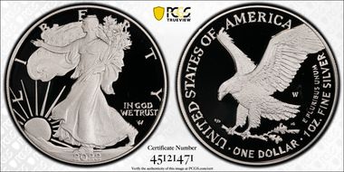 2022-W  $1 Silver Eagle First Strike PR69DCAM