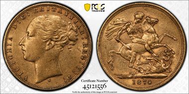 1874-S Sov S-3858A St. George AU55