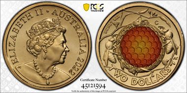 2022-C $2 Honey Bee Colorized MS69