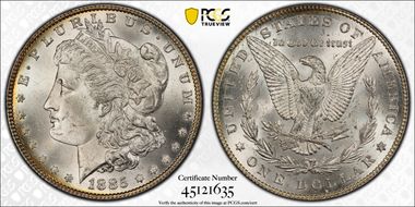1885 $1 MS64